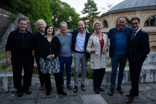 2019 - Jury et Luca Antignani, compositeur au centre - Crédit photo Mattéo Guéril