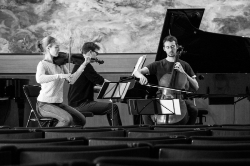2018 - Trio Mosa repetition Conservatoire - Credit photo Mathilde Leconte